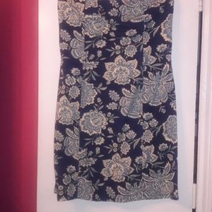 Flower pattern dress